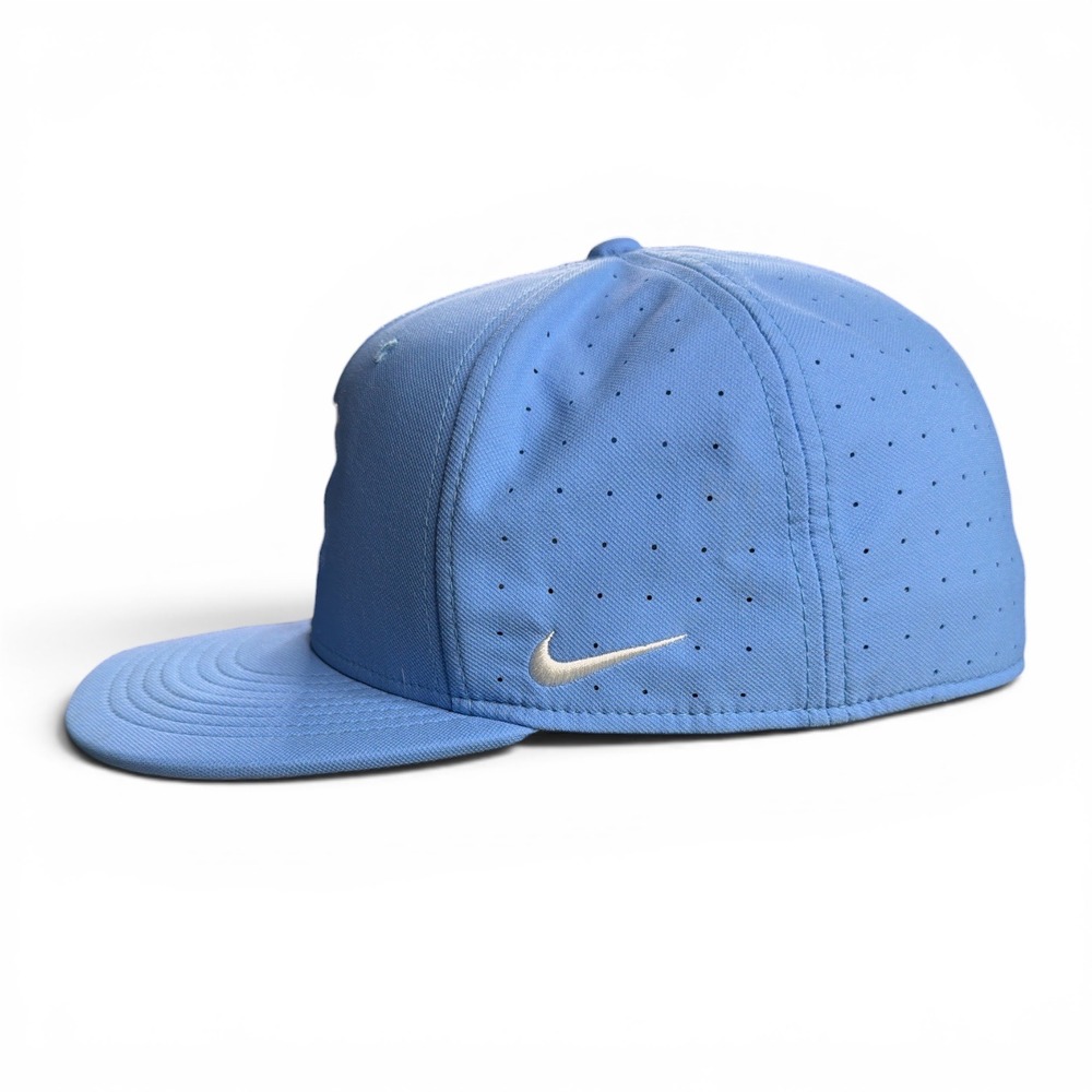 Nike True North Carolina Tar Heels Blue Fitted Hat 7 1/4 Carolina UNC Logo Cap - Picture 2 of 8